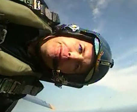 Mark Sutherland flies with the US Navy Blue Angels